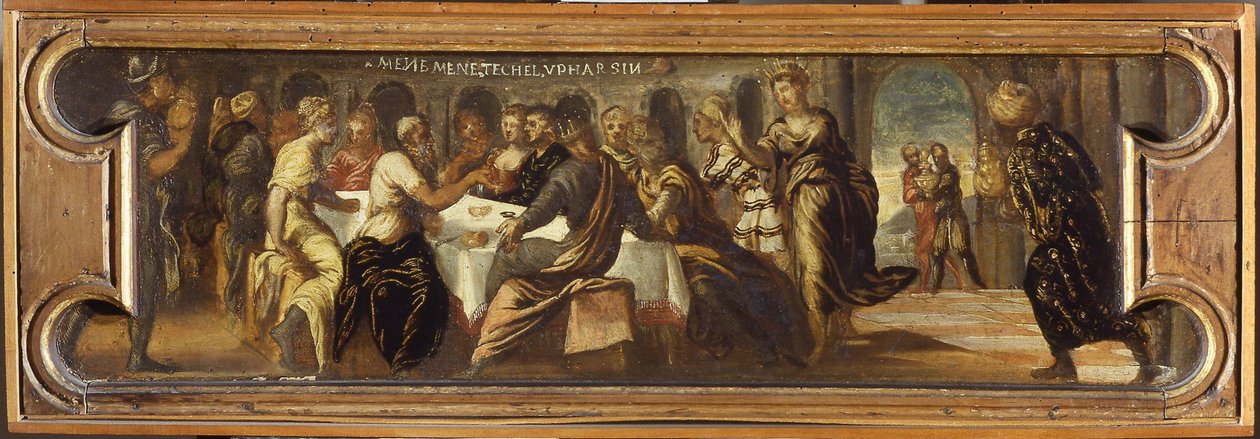 Belşatsar Bayramı. by Jacopo Robusti Tintoretto