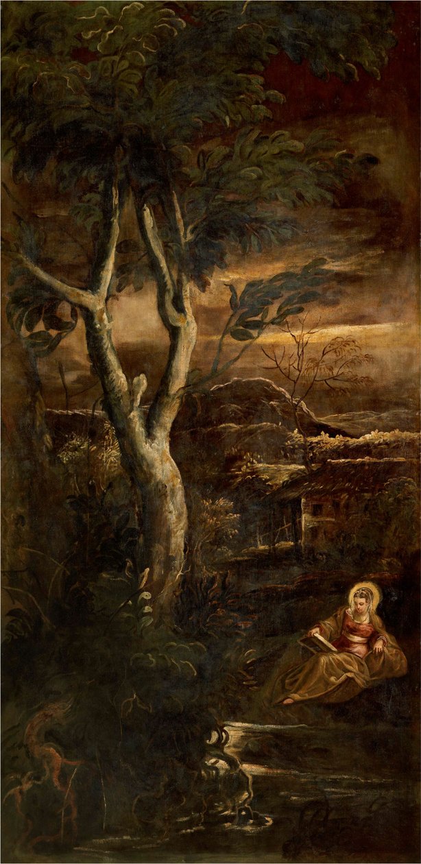 Bakire okuma, yaklaşık 1583. by Jacopo Robusti Tintoretto