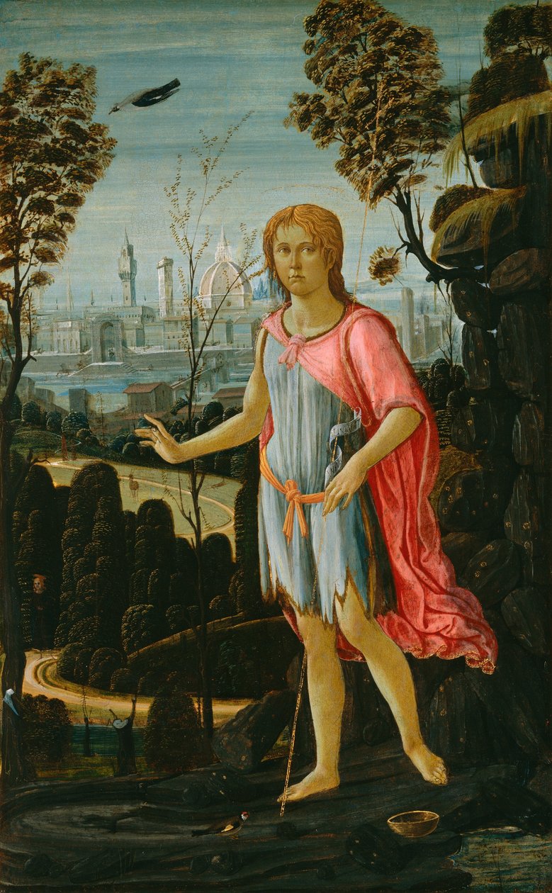 Vaftizci Yahya, c. 1480. by Jacopo del Sellaio