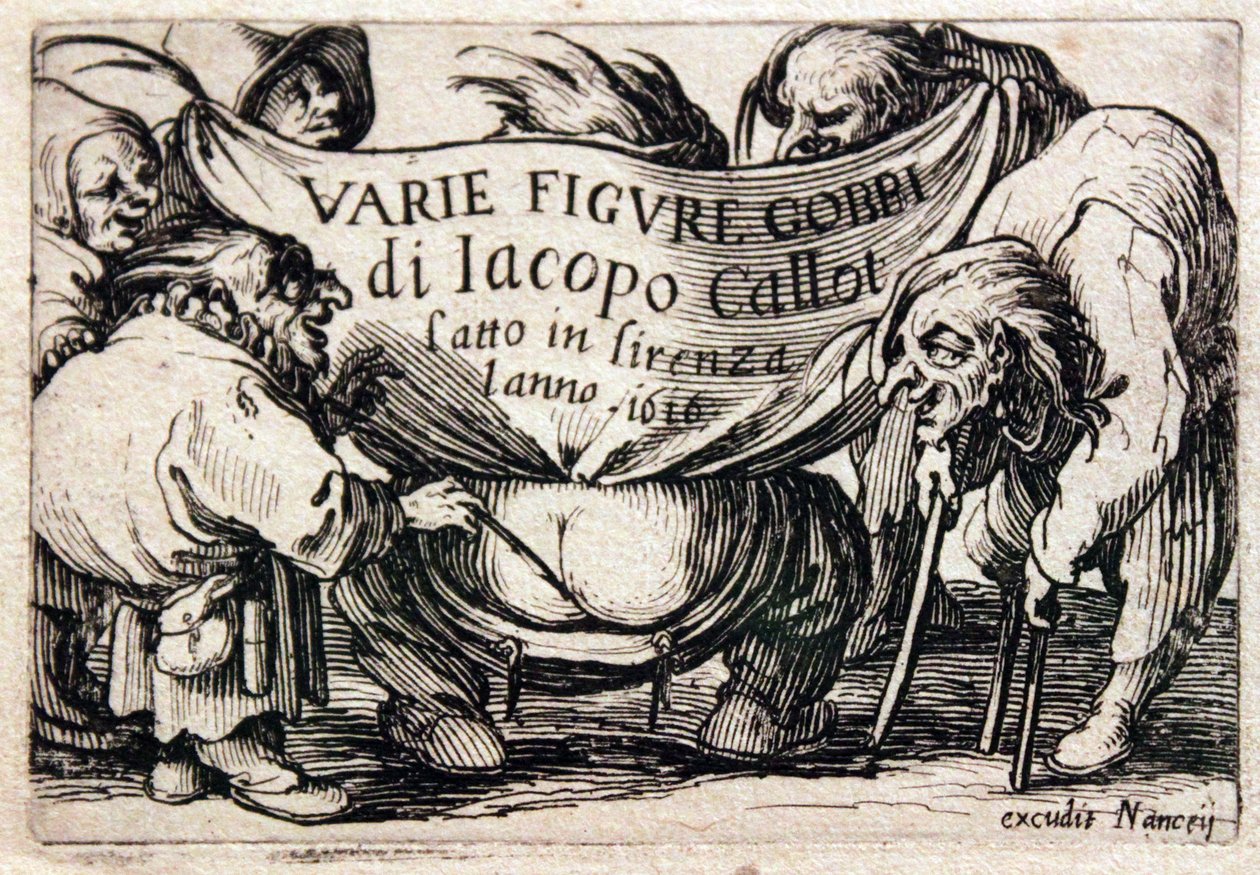 Çeşitli Gobbi Figürleri by Jacques Callot