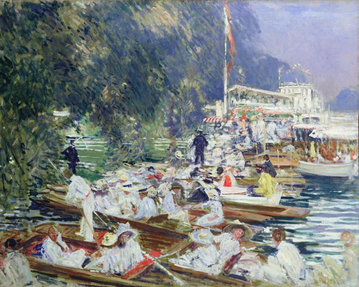 Regatta by Jacques Emile Blanche