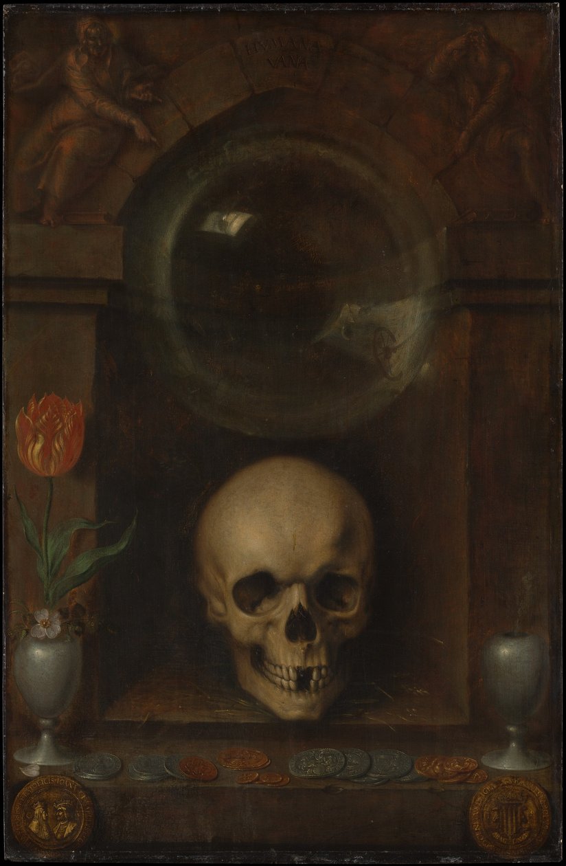 Vanitas natürmort, 1603 by Jacques II de Gheyn
