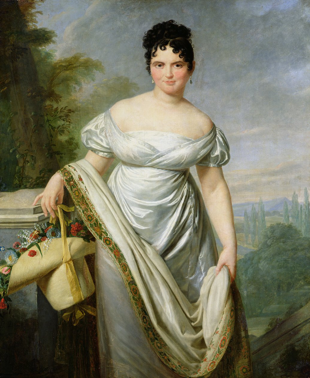 Madame Tallien (1773-1835)  by Jacques Louis David