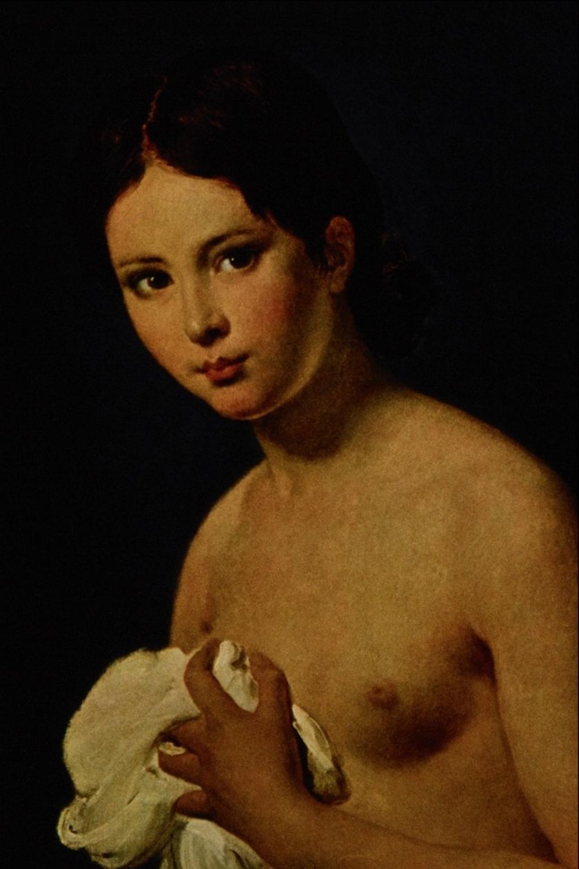 Genç Bir Kızın Portresi by Jacques Louis David