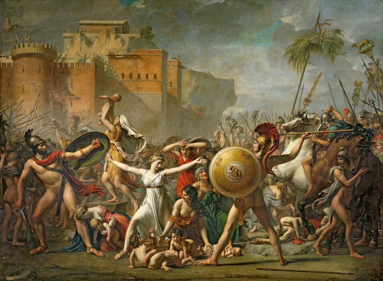 Sabine Kadınları, 1799 by Jacques Louis David