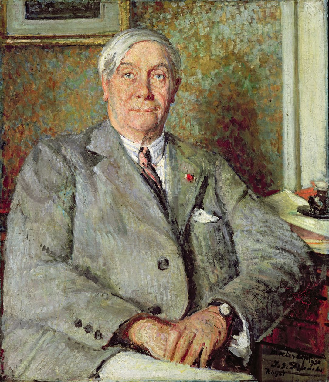 Maurice de Maeterlinck (1862-1949) 1931 by Jacques Emile Blanche