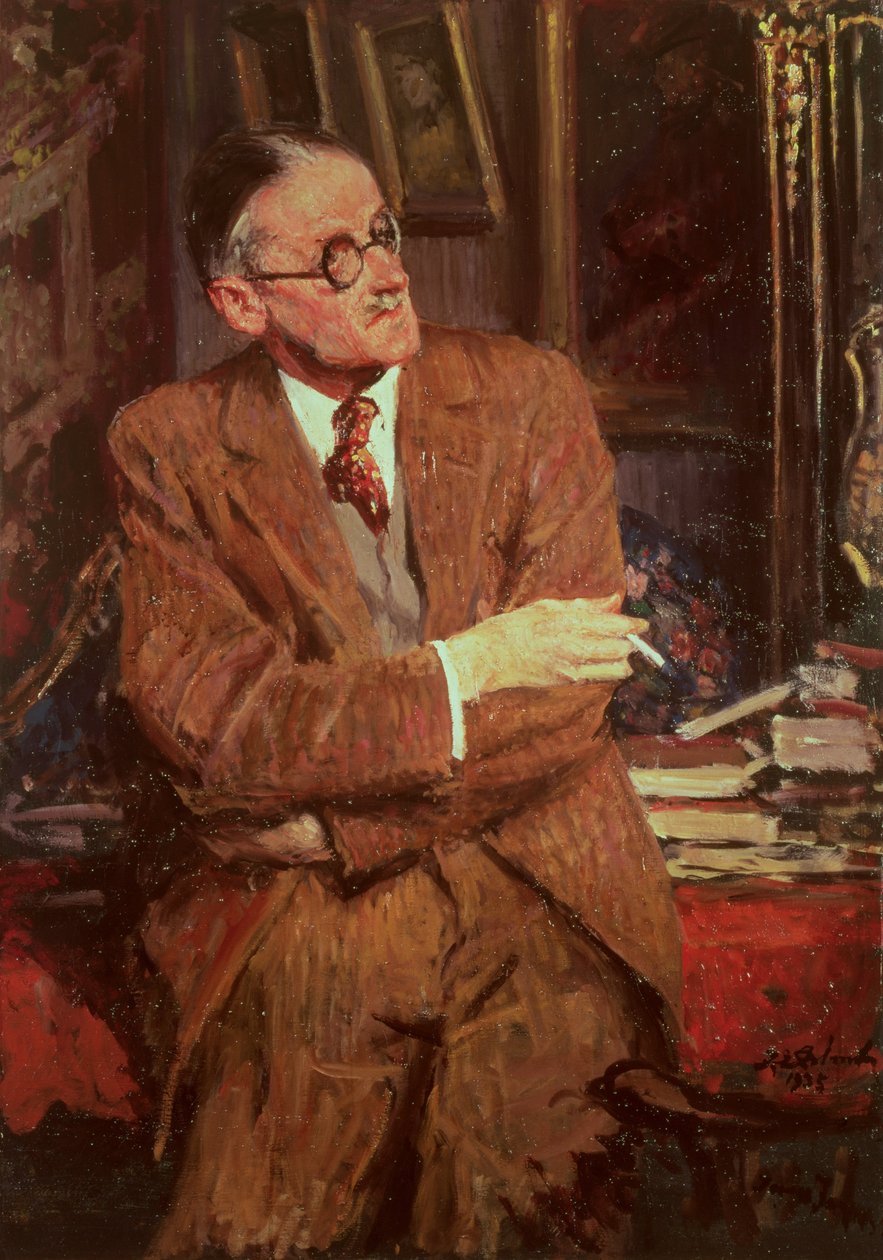 ಜೇಮ್ಸ್ ಜಾಯ್ಸ್ ಅವರ ಭಾವಚಿತ್ರ (1882-1941), 1935 ಟರ್ಕ್ by Jacques Emile Blanche