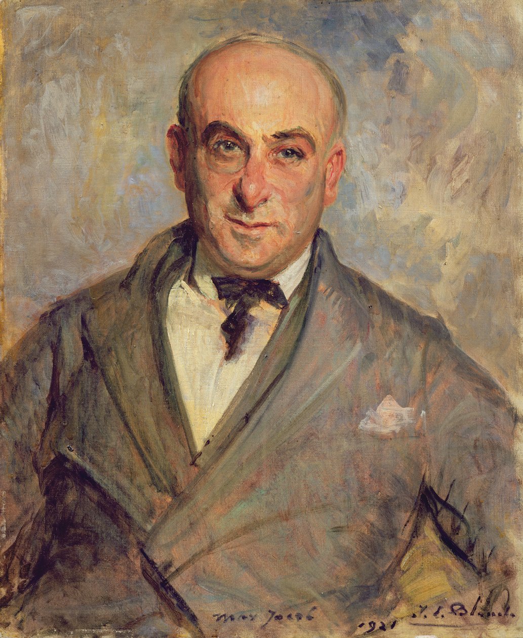 Portrait of Max Jacob (1876-1944) 1921  by Jacques Emile Blanche
