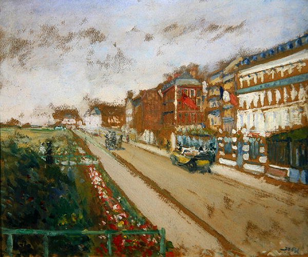 Dieppe, c.1920 (tuval üzerine yağlı boya) by Jacques Emile Blanche