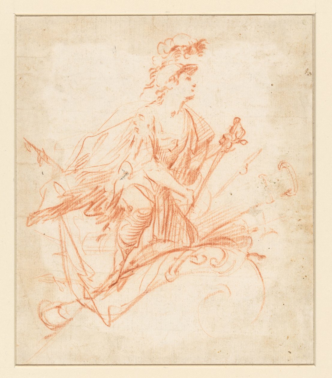 Bir kupa tarafından diz çökmüş savaşçı by Jacques Bellange
