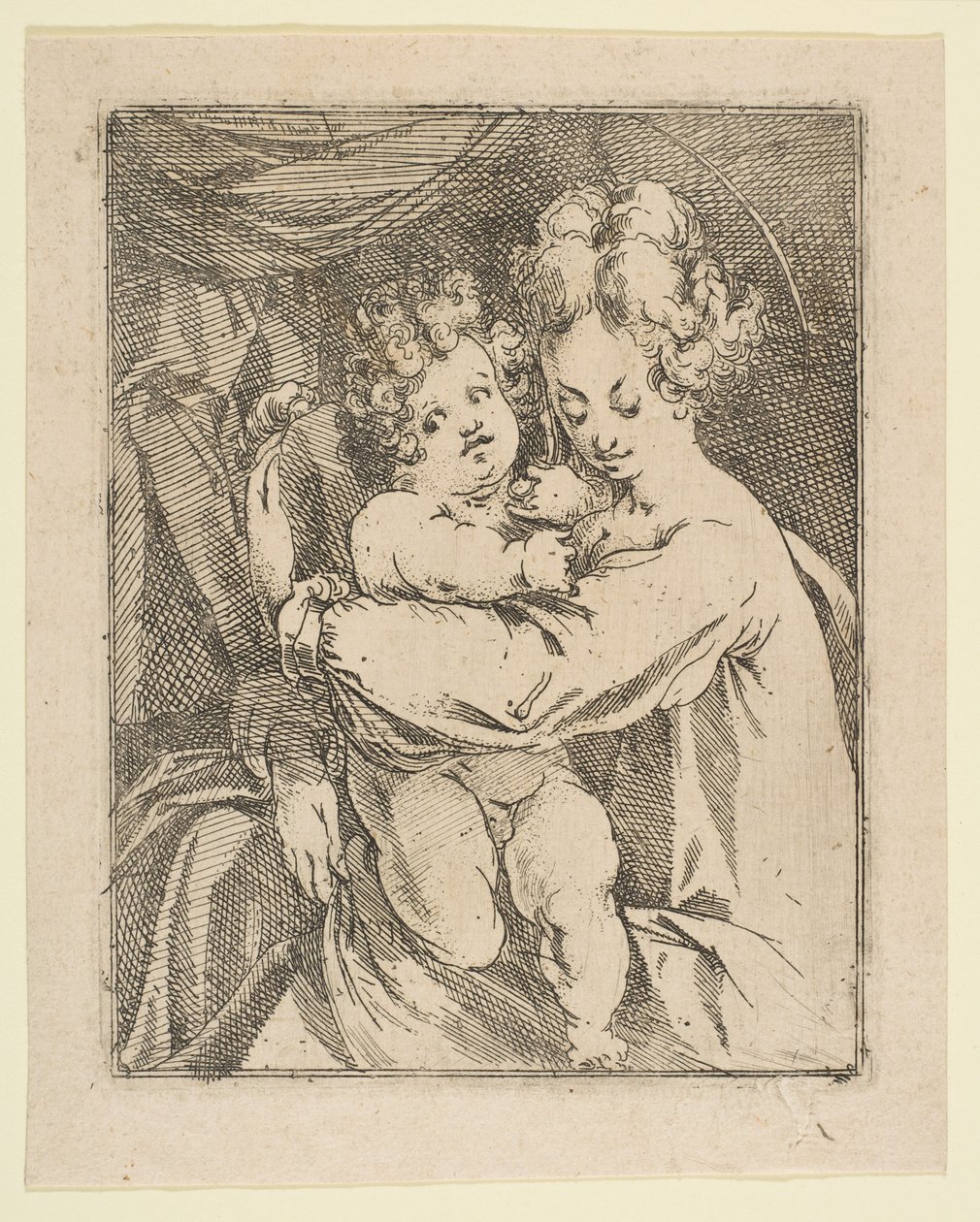 Madonna ve Çocuk, 1612-16. by Jacques Bellange
