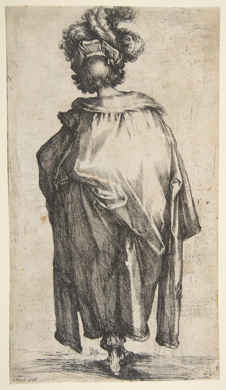Melchior, Three Magi serisinden, 1595-1616. by Jacques Bellange