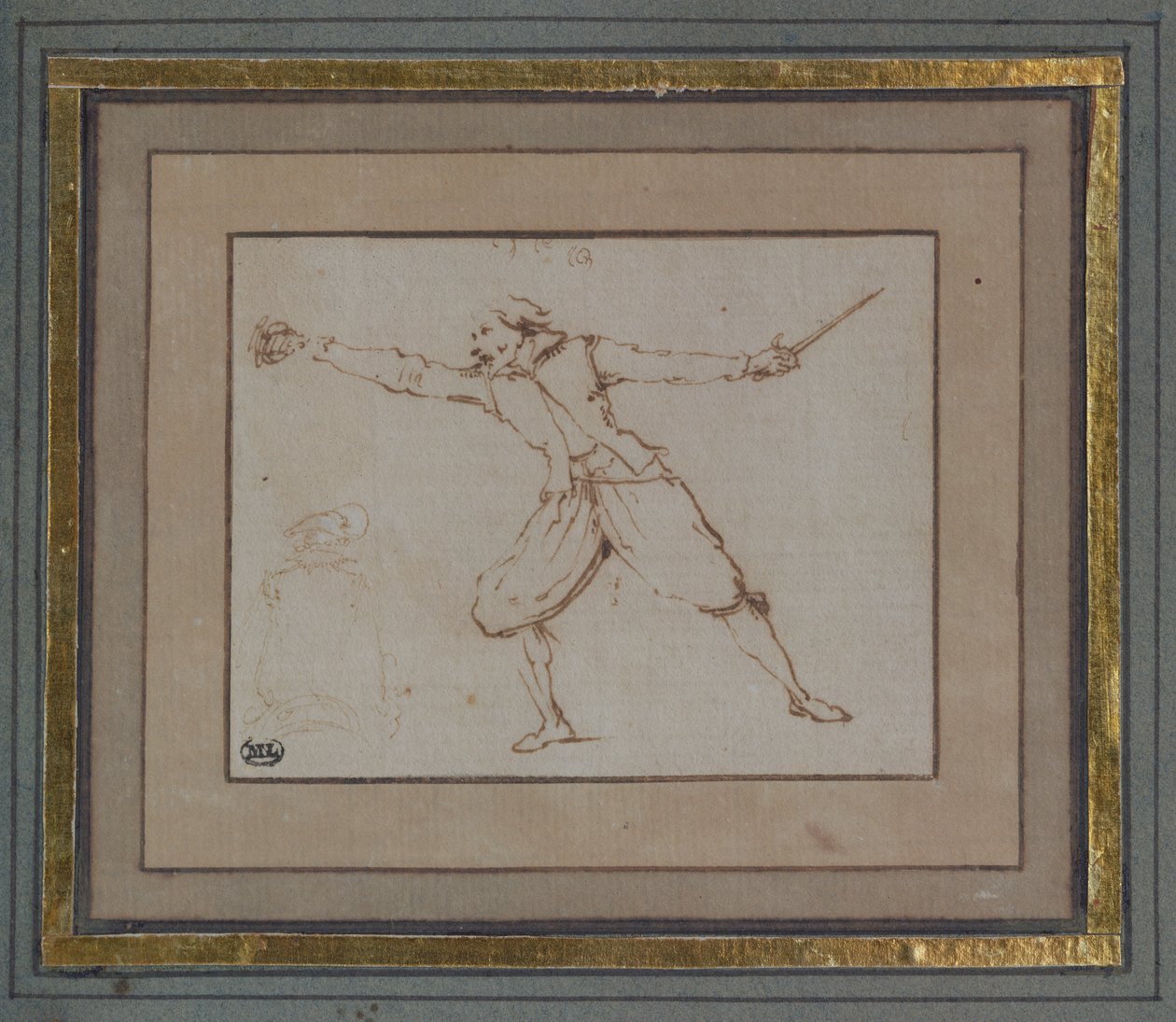 Bir Eskrimci, 1766 by Jacques Callot