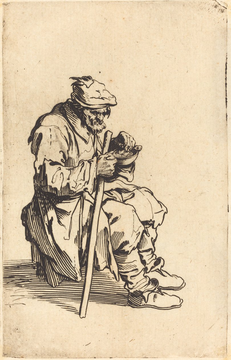 dilenci yeme by Jacques Callot