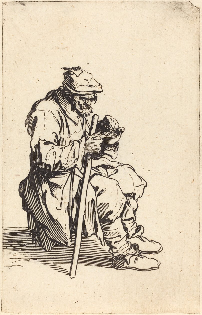 Dilenci Yeme, c. 1622. by Jacques Callot