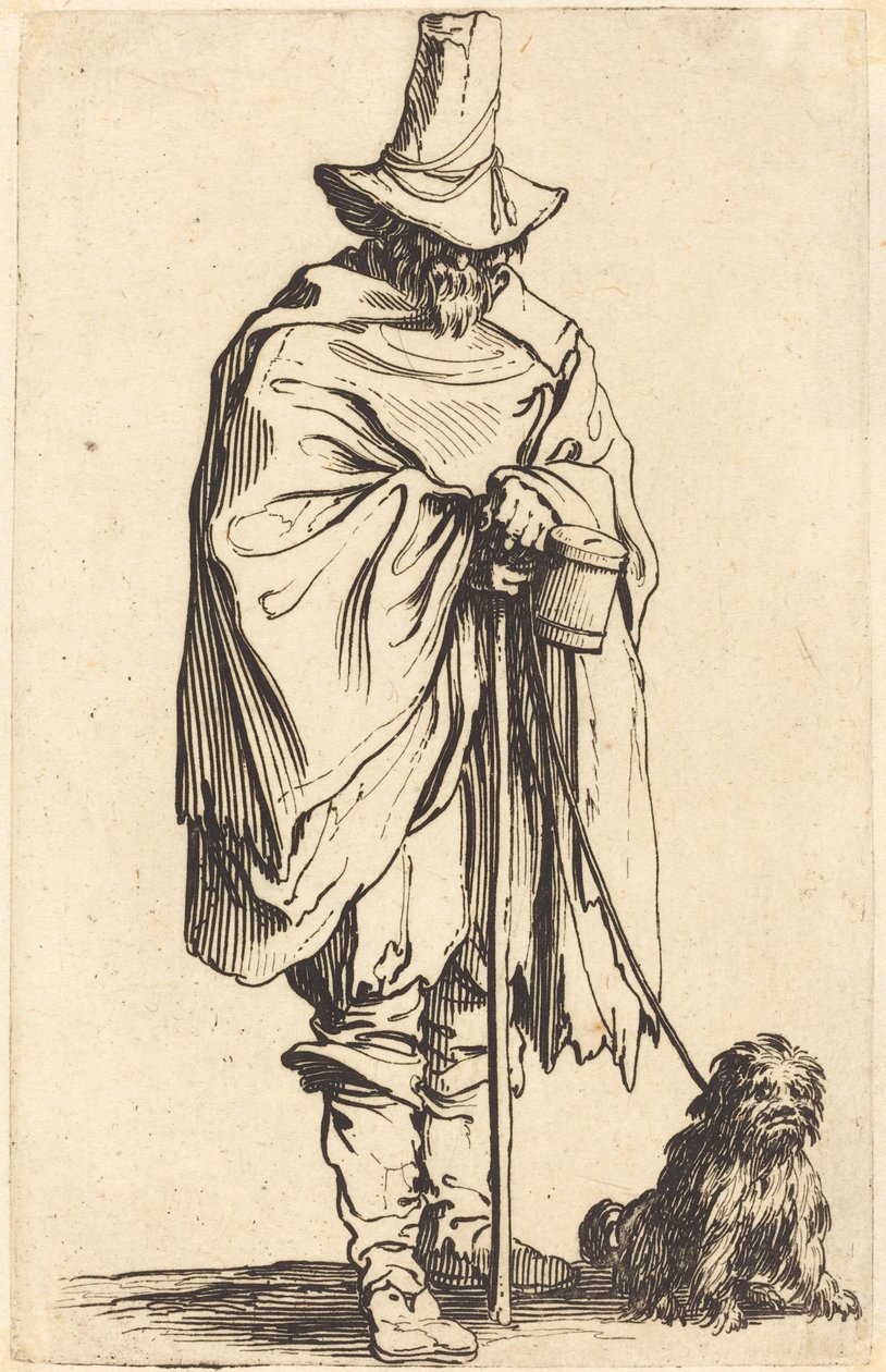 Köpekli Dilenci, c. 1622. by Jacques Callot
