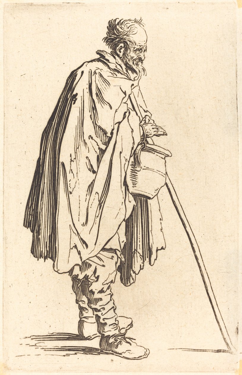 Pot ile dilenci by Jacques Callot