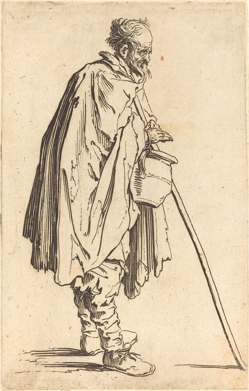 Pot ile dilenci by Jacques Callot