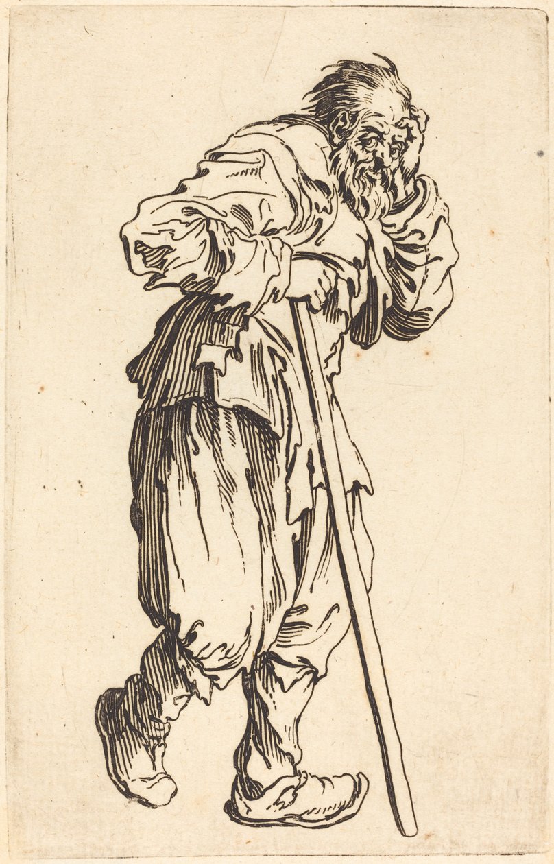 Sopayla dilenci by Jacques Callot