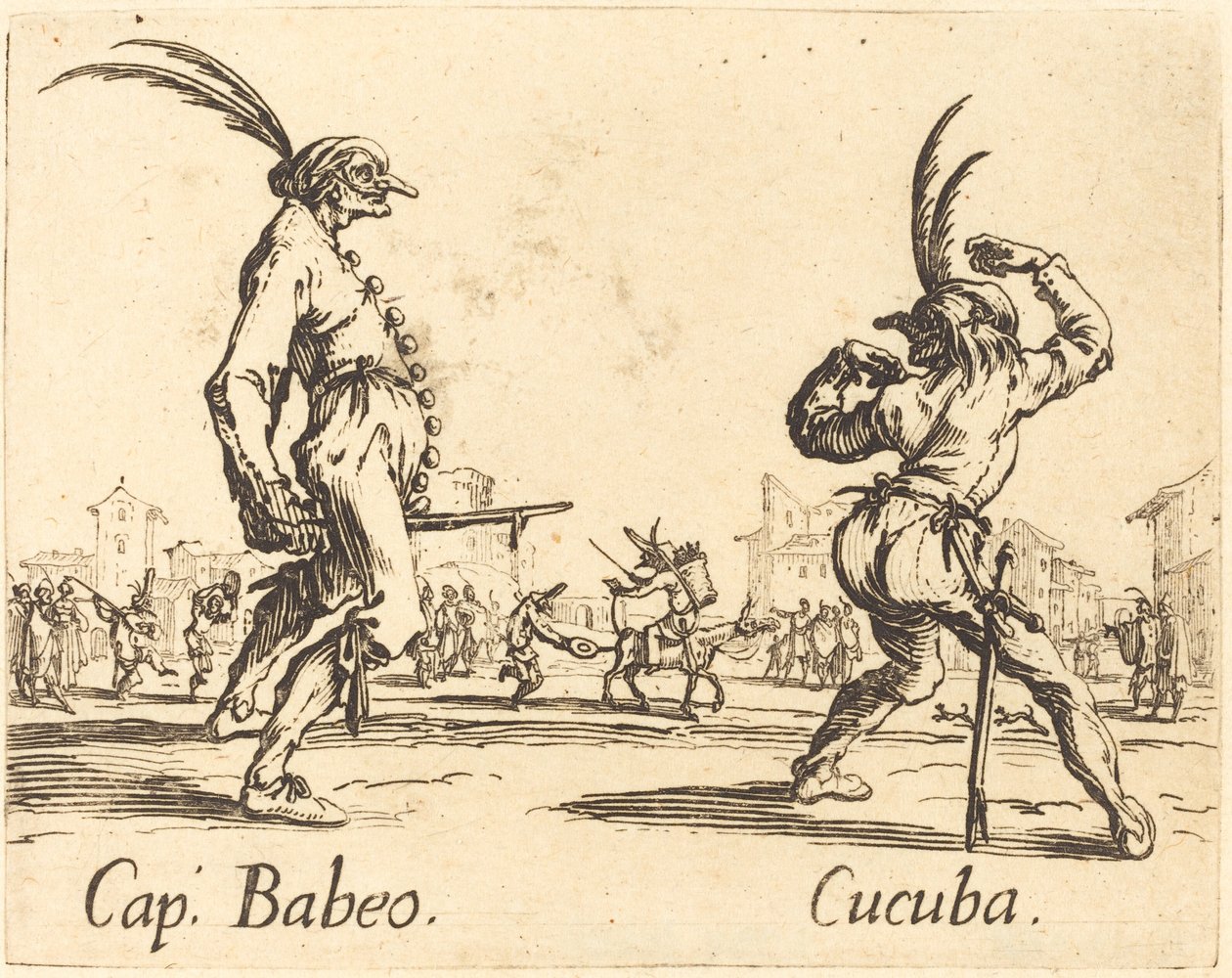 IV. Bölüm Babeo ve Cucuba by Jacques Callot