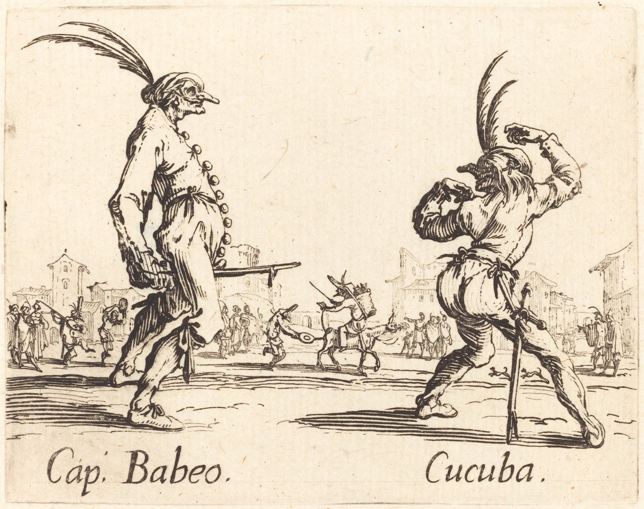 IV. Bölüm Babeo ve Cucuba by Jacques Callot