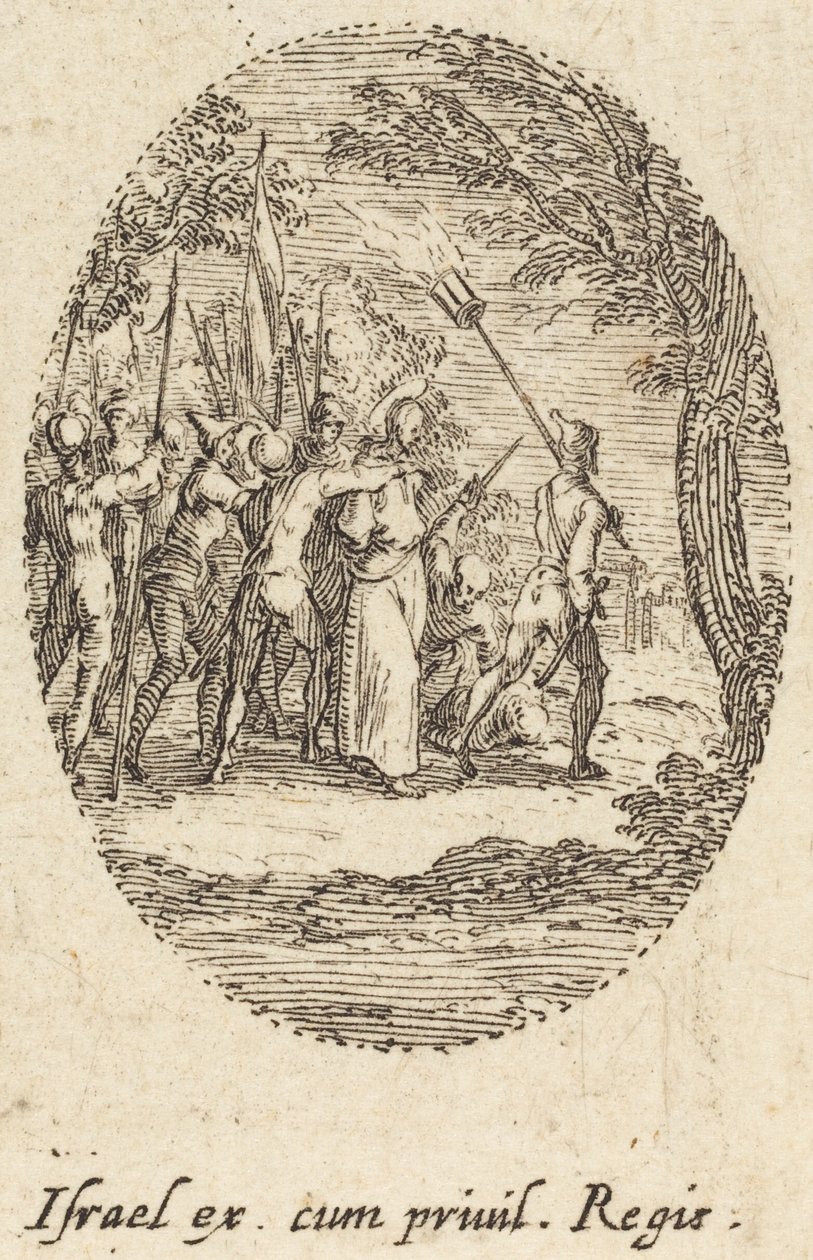 Haç Taşıyan İsa by Jacques Callot