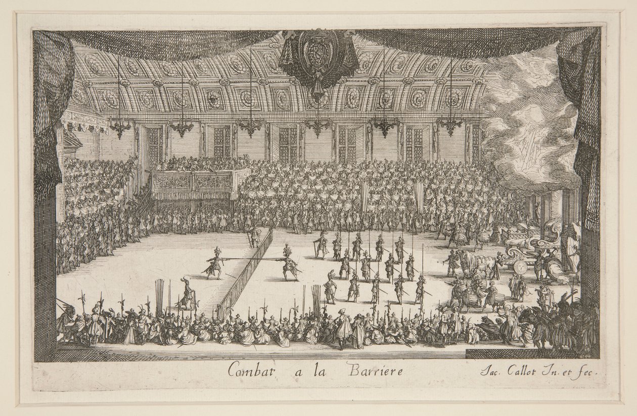 Kavga? Bariyer, Savaş by Jacques Callot