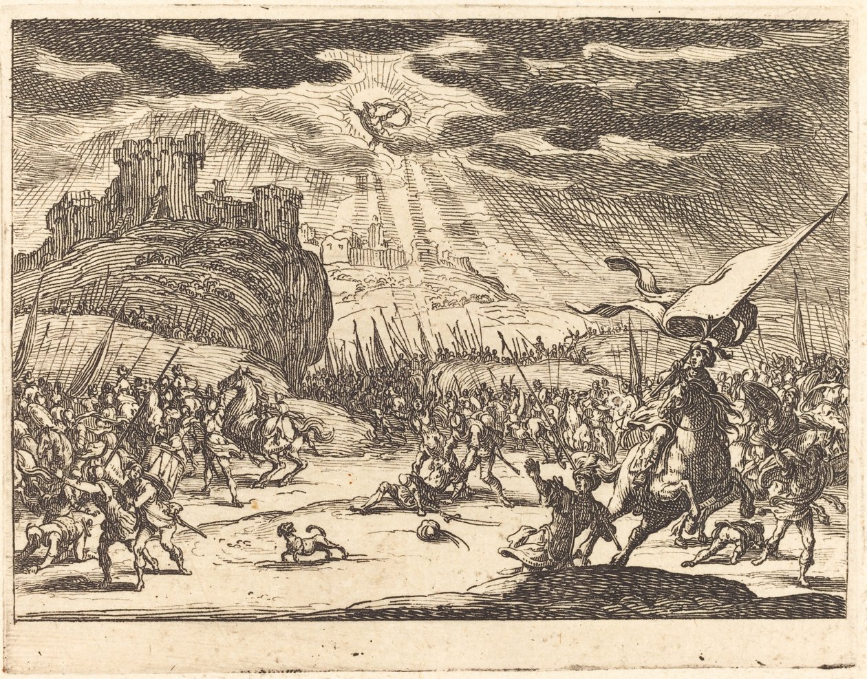 Paul Dönüşümü, 1635. by Jacques Callot
