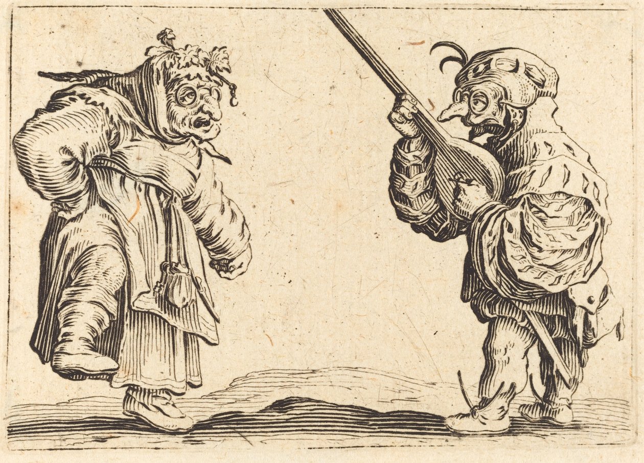 Udlu Dansçılar by Jacques Callot