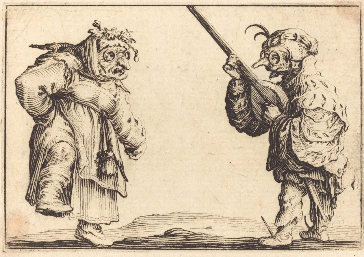 Udlu Dansçılar by Jacques Callot