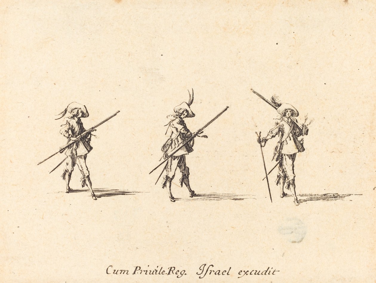 Tüfek ile matkap by Jacques Callot