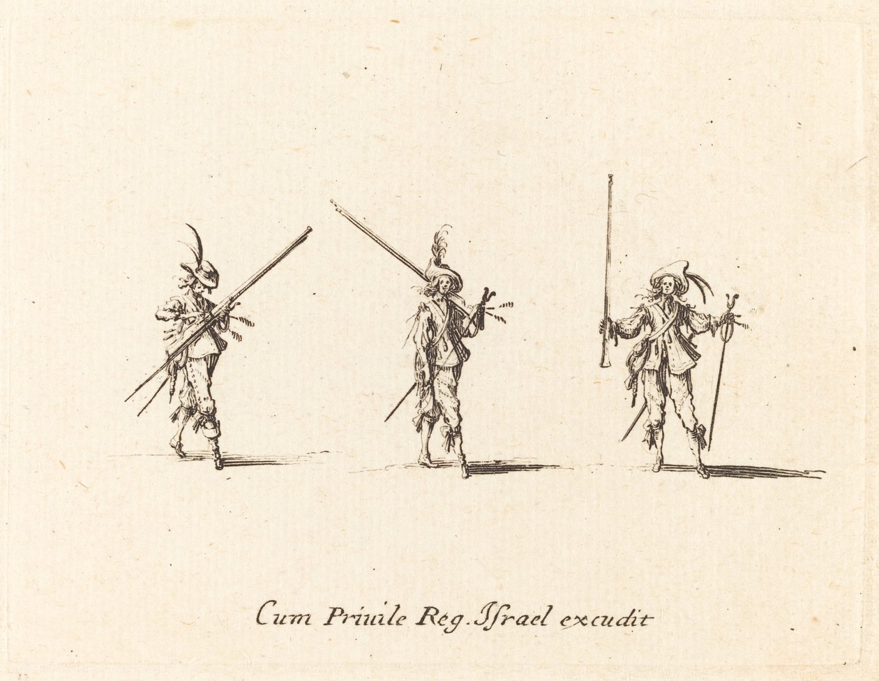 Tüfek ile matkap by Jacques Callot