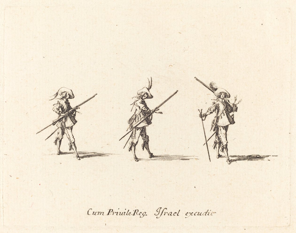 Tüfek ile matkap by Jacques Callot