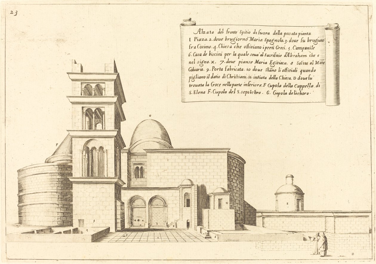 Bir Kilisenin Yükselişi by Jacques Callot