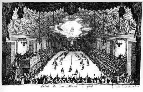 Majestelerinin yaya girişi by Jacques Callot
