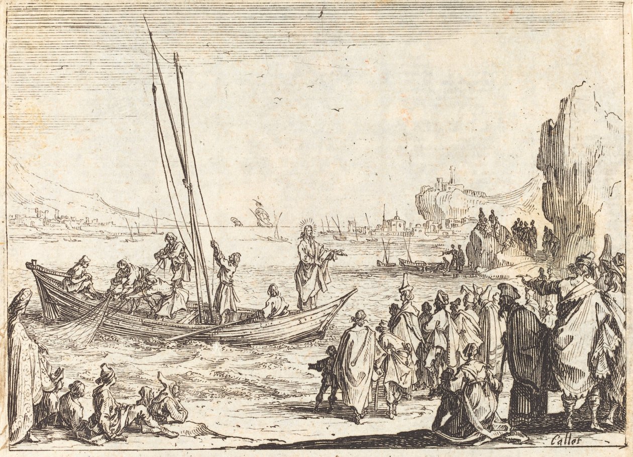 Erkek Balıkçısı by Jacques Callot