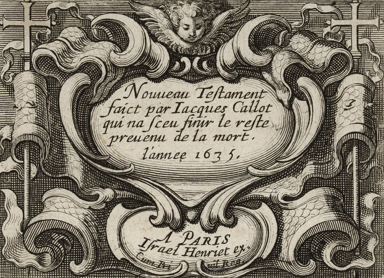 Ön yazı, c.1635 by Jacques Callot