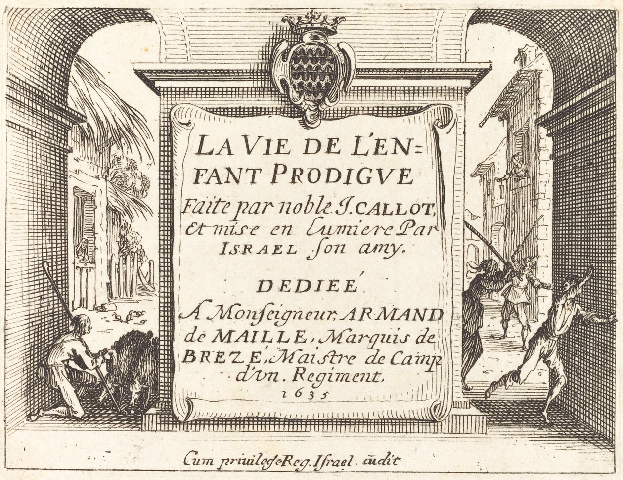 "Müsrif Oğul" için ön yazı by Jacques Callot