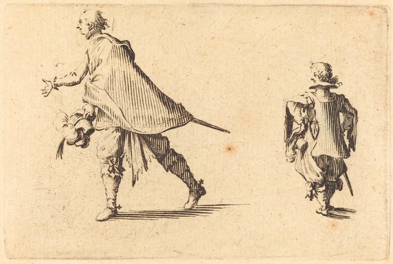 Beyefendi ve Sayfası by Jacques Callot