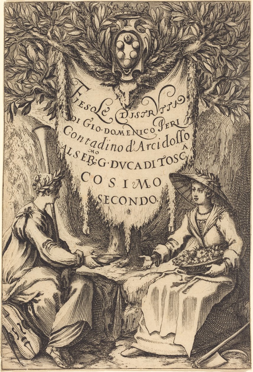 Güzel bahçıvan, 1619. by Jacques Callot