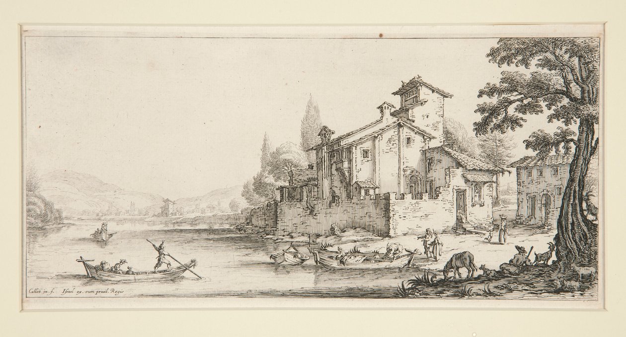 üzerindeki yürüyüş by Jacques Callot