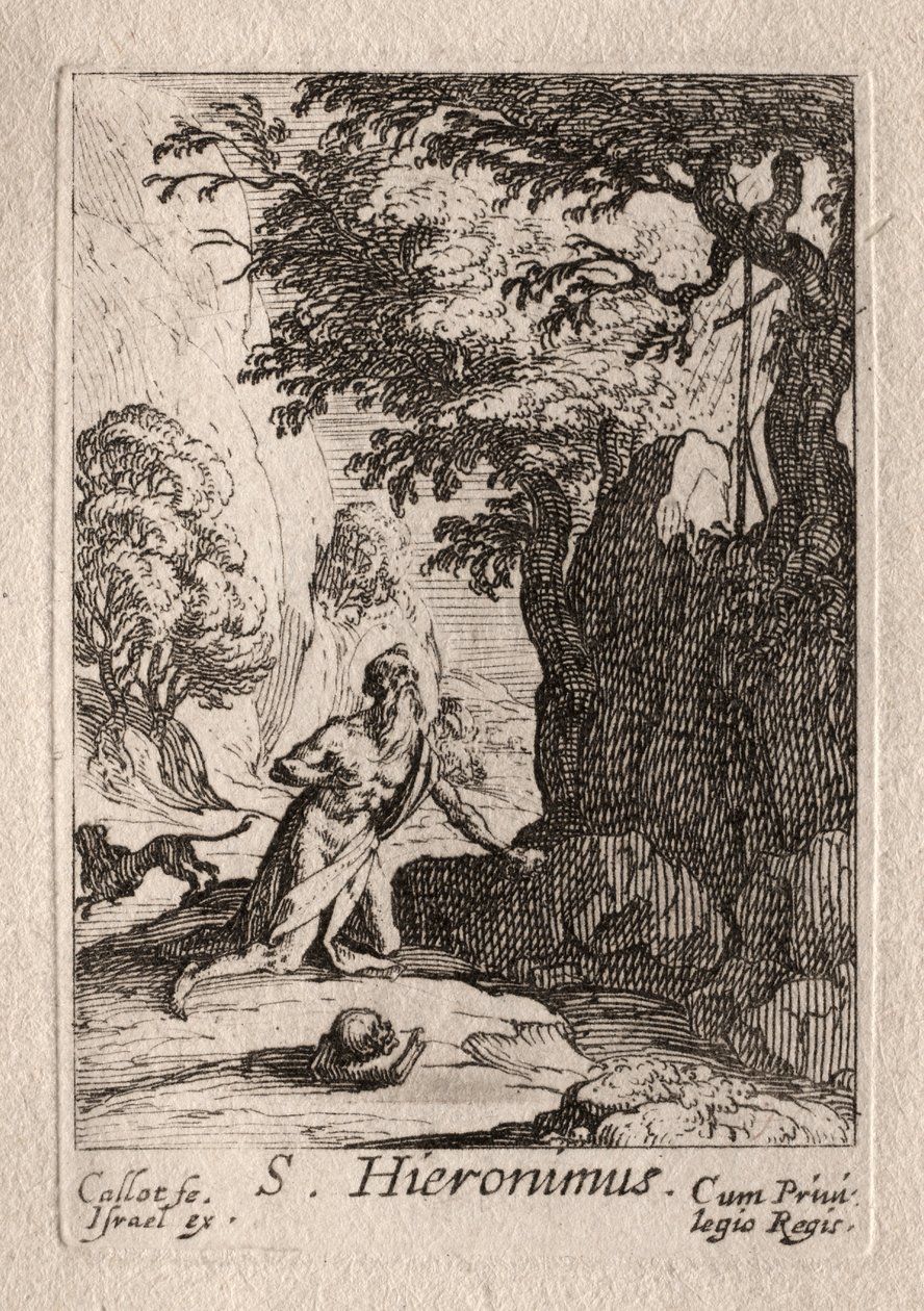 Tövbekarlar: St. Jerome by Jacques Callot