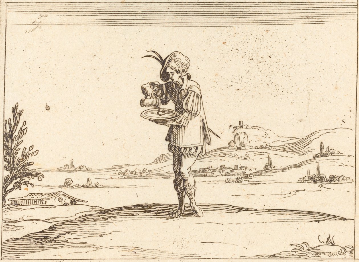 İnci Yıkanan Adam by Jacques Callot