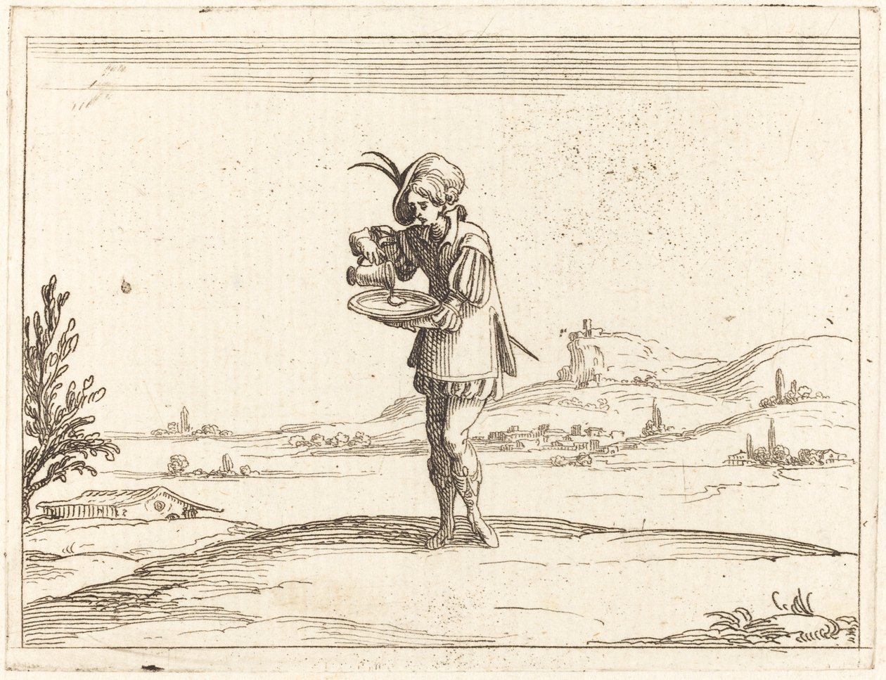 İnci Yıkanan Adam by Jacques Callot