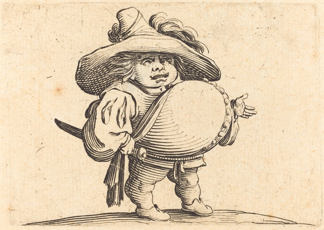 Koca göbekli adam by Jacques Callot