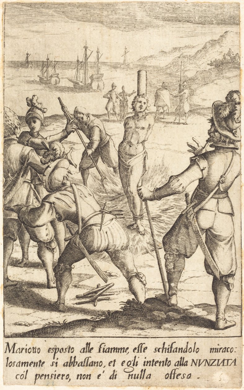 Mariotto, 1619. by Jacques Callot