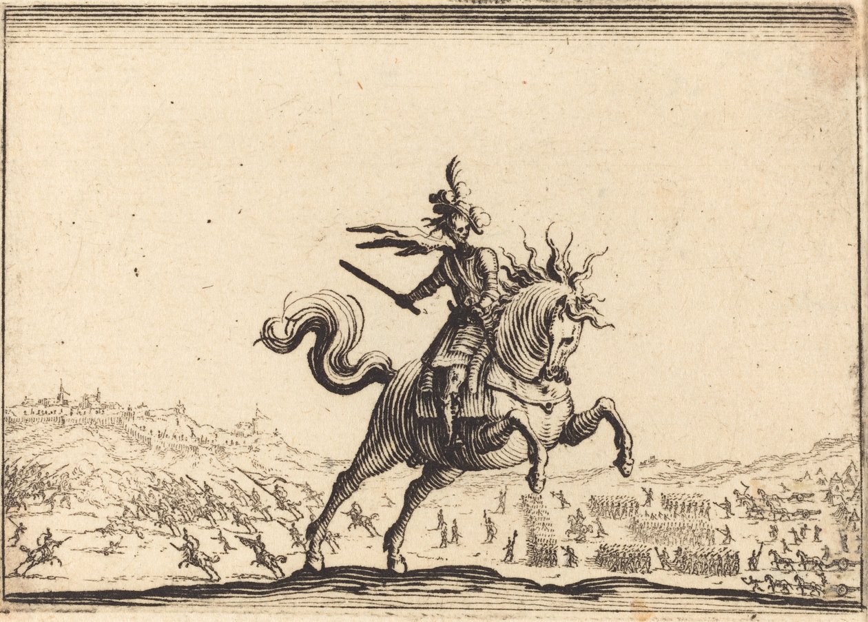 Atlı Komutan by Jacques Callot