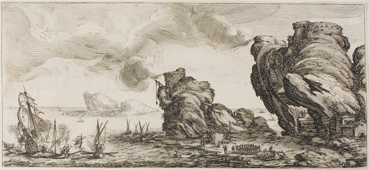 Pantalone, Üç İtalyan Komedyen'den by Jacques Callot