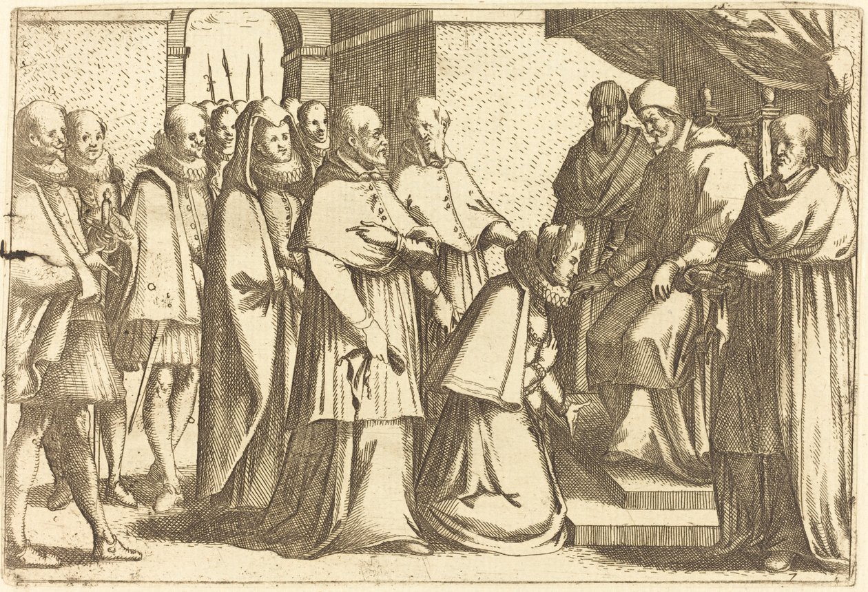 Papalık Seyirci by Jacques Callot