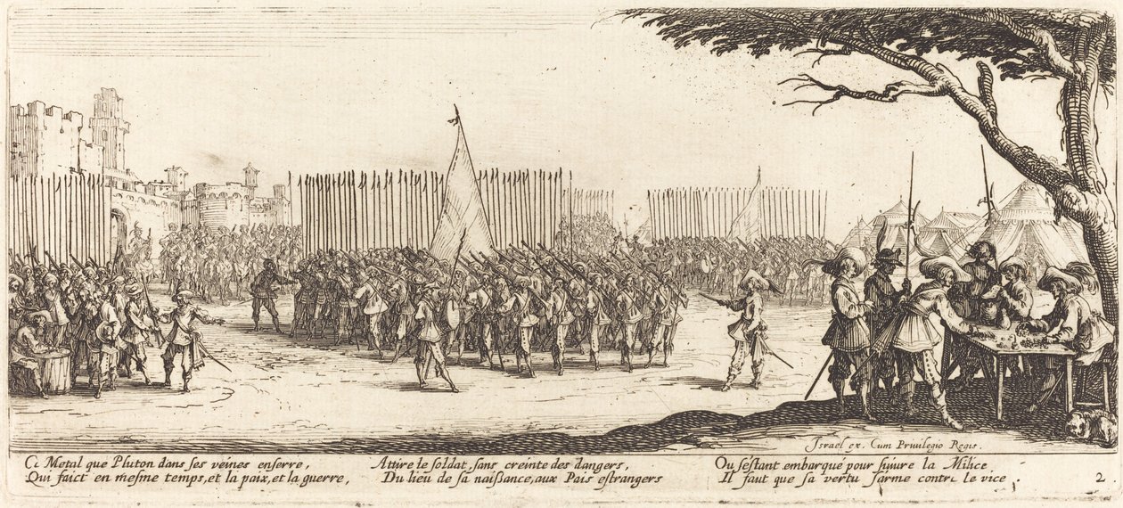 Asker Alımı by Jacques Callot